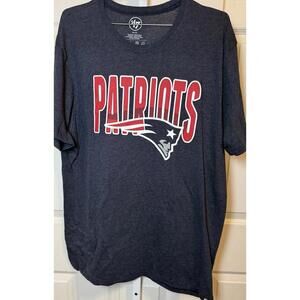 NFL New England Patriots Men’s T-Shirt Gray XL